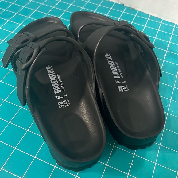 Birkenstock Shoes - NWOB Birkenstock Arizona EVA Black Rubber Slide Waterproof Pool Shoe Size 7